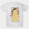 T Shirt Women Art Nouveau Harajuku Print Kawaii Tshirt Summer Short Sleeve Female T-Shirt Top Tee