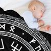 Vegvisir Throw Blanket Plaid on the sofa Heavy Luxury St Giant Sofa Blankets