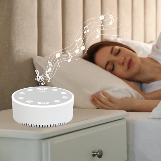 Звуковая машина с белым шумом Регулируемая громкость Функция памяти Несколько звуковых эффектов для сна Компактный размер Портативный генератор белого шума Устройство для помощи во сне