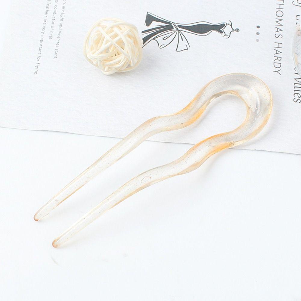 Ацетатная вилка для волос геометрический дизайн палочки для волос элегантная шпилька для женщин девочек