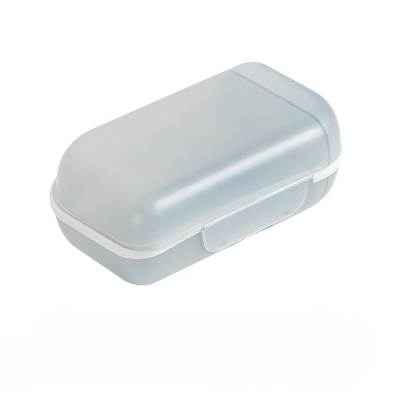Дорожная портативная мыльница с крышкой, многофункциональная герметичная креативная коробка для хранения мыла