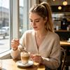 5 шт. Кофейная ложка Винтажная чеканная ложка с ручкой в виде стрекозы Ложка для мороженого и десертов для кофе, меда, варенья Художественная домашняя посуда