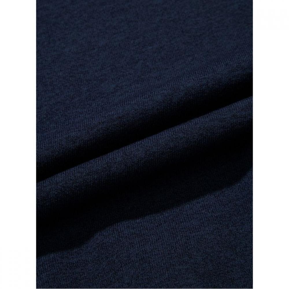 Eider Мужской свитер цвета морской волны с коротким рукавом Dmm23264