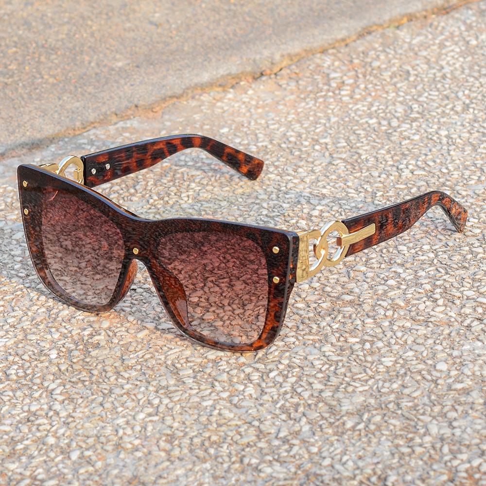 Роскошные брендовые дизайнерские солнцезащитные очки женские без оправы кошачий глаз солнцезащитные очки женские модные градиентные