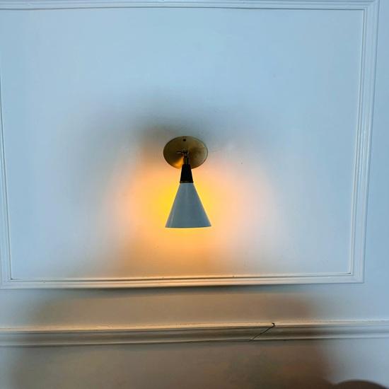 27.94 Cm Handcrafted Brass Wall Sconce Modern Reading Lamp Home, Office Decor