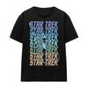 STAR TREK Унисекс футболка для взрослых с несколькими логотипами Enterprise