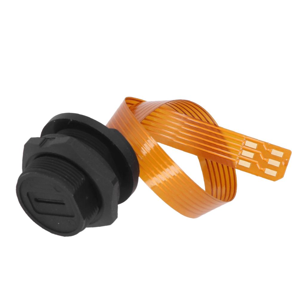 SIM Socket Flexible Cable 20cm IP68 Water Proof Threaded Panel Mount SIM Card Female Socket To Male