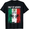 Gulf of Mexico Since 1672 Retro Vintage Beach Mexican Flag Unisex T-Shirt