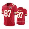 Kansas City Chiefs 87 Travis Kelce Football Jersey Mens Sports Game Uniform Black