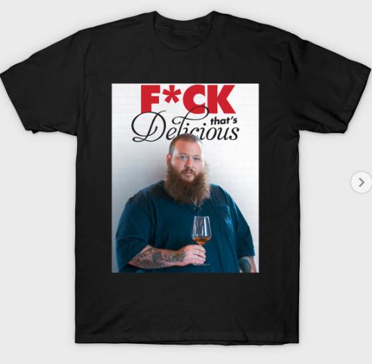 Action Bronson F*ck Thats Delicious Футболка с коротким рукавом Мужская Женская Унисекс S-3XL Черная Унисекс Футболка