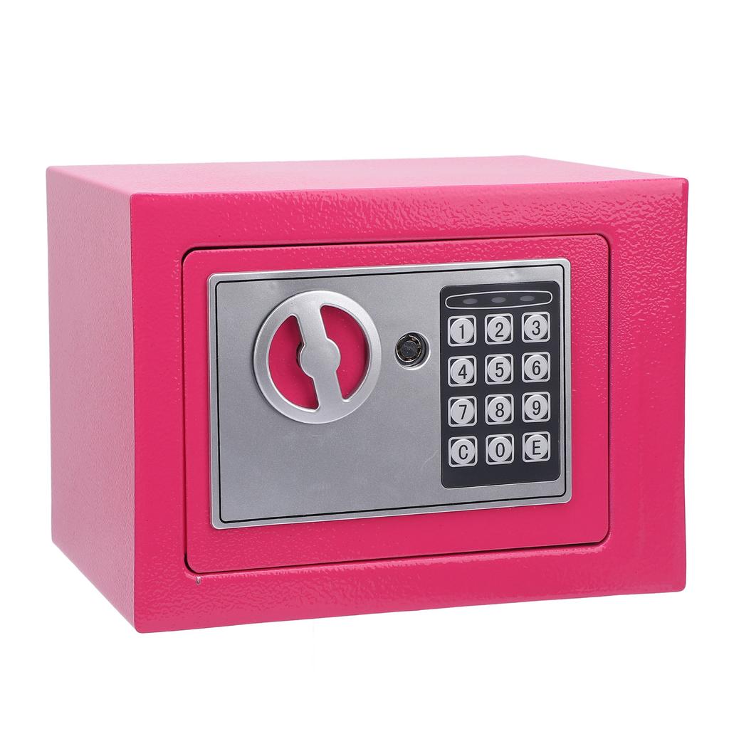 Safe Box Small Home Steel Key Electronic Security Money Cash Jewelry Storage Digital Deposit Box