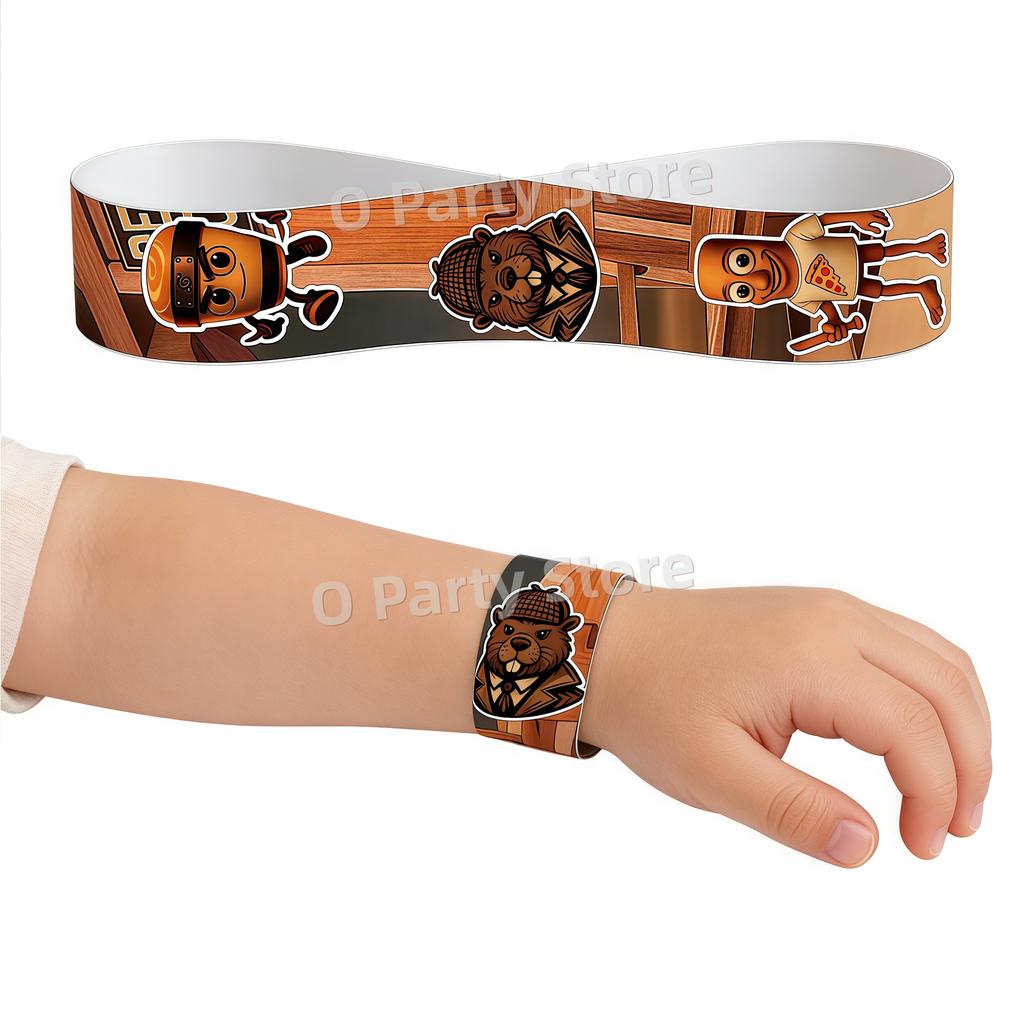 Italian Brainrot Party Favors Tung Tung Sahur Tralalo Slap Bracelets Kids Goodie Bag Fillers Birthday Decor Party Gifts Supplies