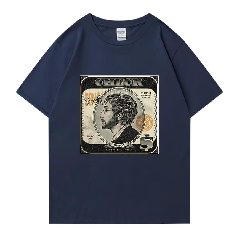 New in Hot Sale Bbno$ Check Fans Tour 2025 T Shirts Men Women Y2k Funny vintage short sleeve T-shirt Unisex 100% Cotton clothing