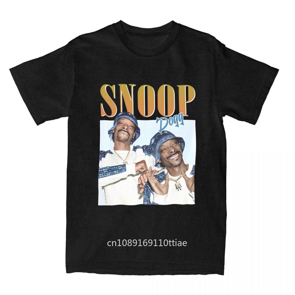 Винтажная хип-хоп футболка Snoop Dogg для мужчин, 100% хлопок, забавные футболки, с круглым вырезом, футболки рэпера, топы с коротким рукавом, подарок на день рождения