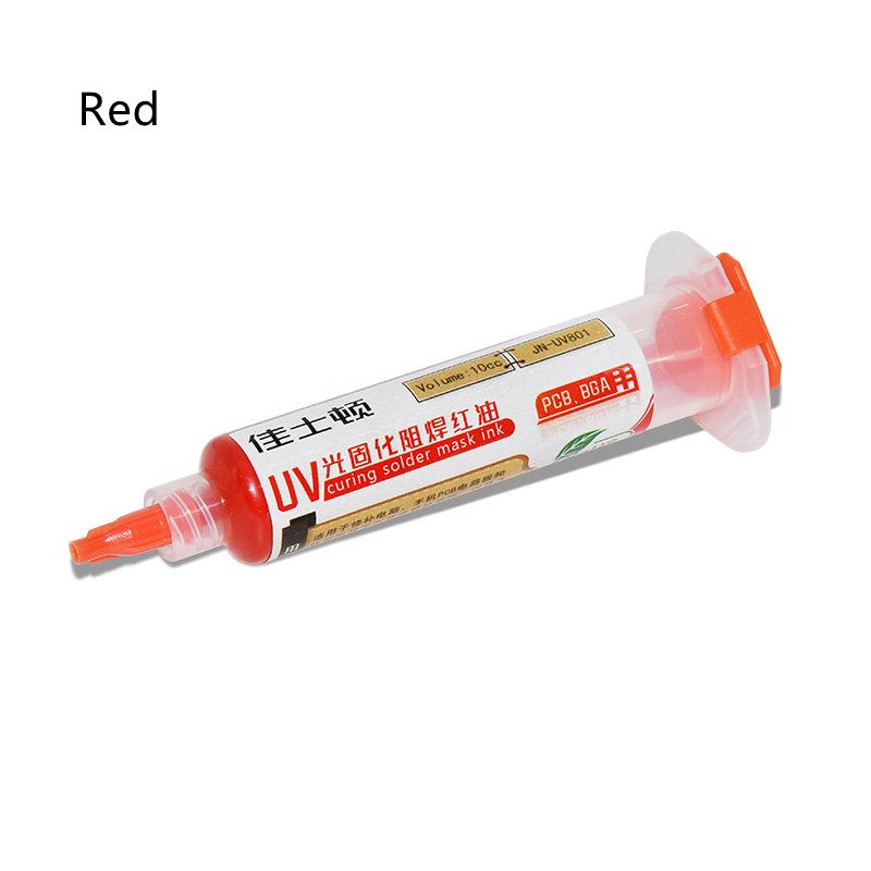 10 см3 УФ-отверждаемая паяльная маска паяльная паста чернила для печатных плат BGA изоляционная защитная паяльная паста флюсовое масло