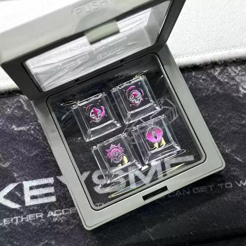 Keycaps Навыки Valorant Механическая Клавиатура Прозрачные Профиль Cherry Кастомные Аниме Keycaps Игровая Клавиатура для ПК Подарок Коллекционные