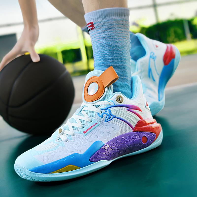Молодежная баскетбольная обувь мужская спортивная обувь спортивная студенческая мужская и женская весенняя полевая обувь для настоящих единоборств один ботинок