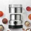 Stainless Steel Electric Coffee Grinder Transparent Lid Grain Mill Mini Spice Pepper Grinder  Nuts