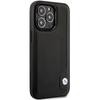 Etui do iPhone 14 Pro Max BMW Hardcase Skórzane Czarne