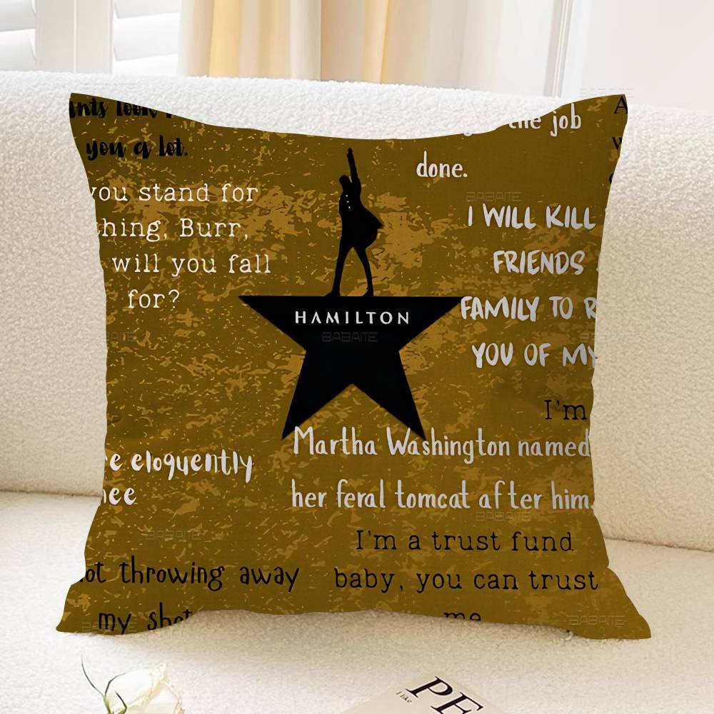 Luxury H-Hamilton Cushion Cover Pillowcase Upholstery Sofa Throw Pillow Home Decor Pillowcas