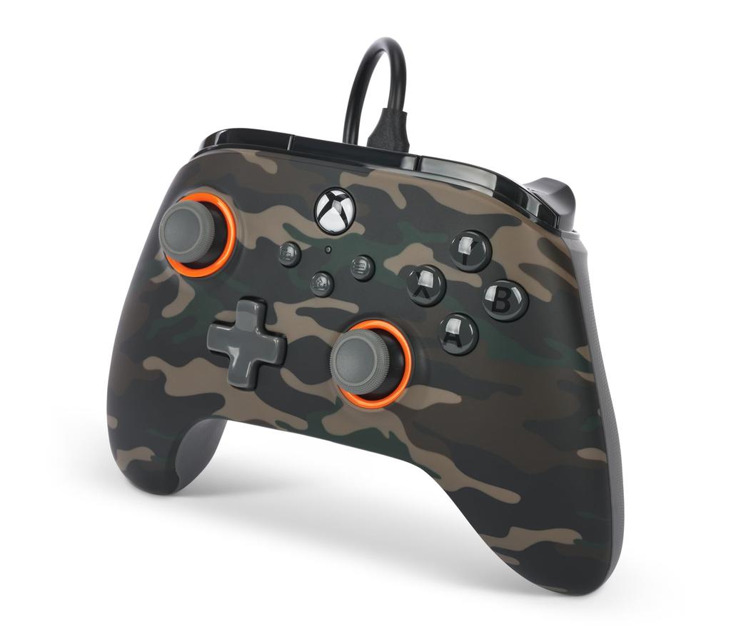 Год PowerA Advantage Проводной контроллер для Xbox Series Woodland Camo Функция двойной вибрации для Xbox Series PC Windows [2 Гарантия] XS - XS 10/11