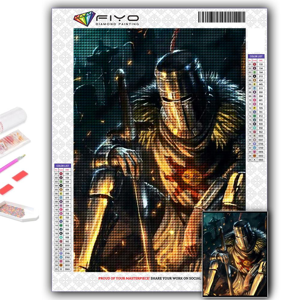 Full 5D Diy Diamond Painting Game Dark Souls 5D Diamond Painting