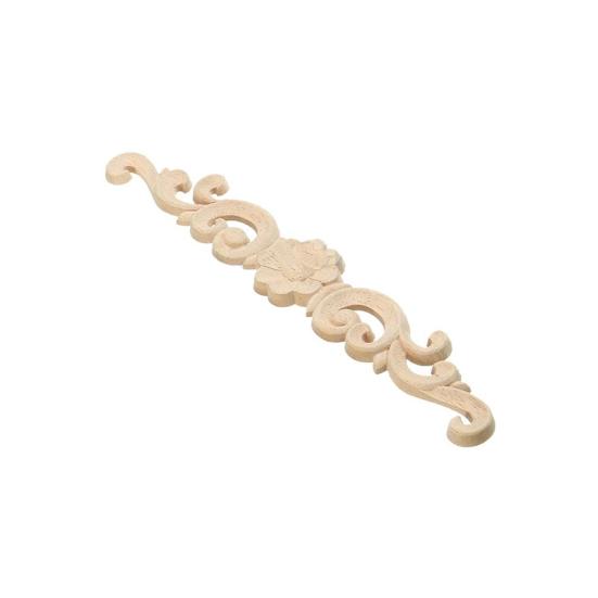 Деревянная резная угловая аппликация в европейском стиле, дверная мебель, декор шкафа