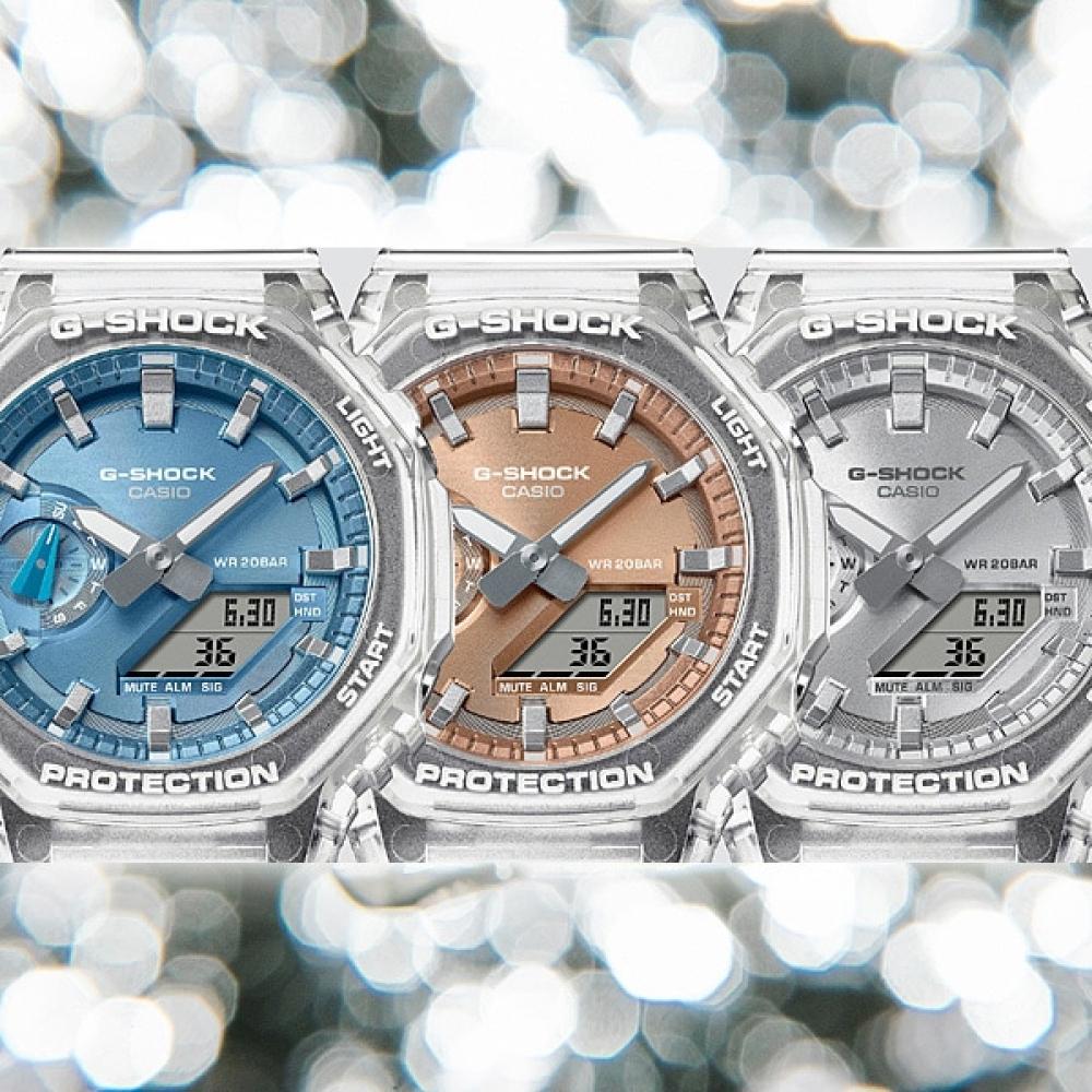 Casio G Shock G Shock яркий металлический циферблат серии Ga 2100bm 7a2jf