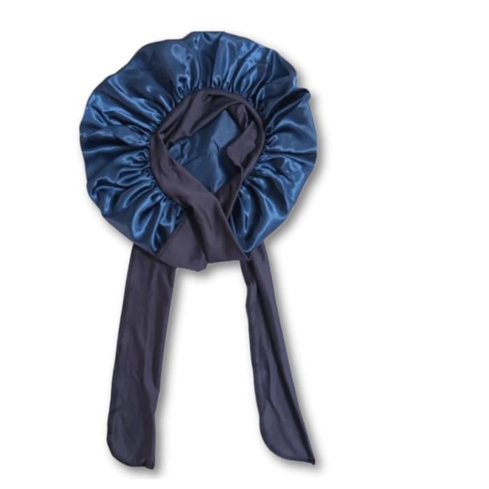 HELSSY HAIR - Bonnet de Nuit Cheveux Bouclés Teinte Midnight Sky