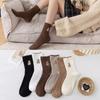 5 Pairs Bear Embroidery Snow Boot Socks Breathable Sports Socks Women Socks  Autumn