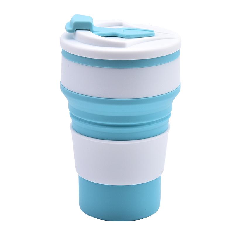 Складной силиконовый дорожный стакан - Портативный, Складной, Высококачественный уличный дизайн