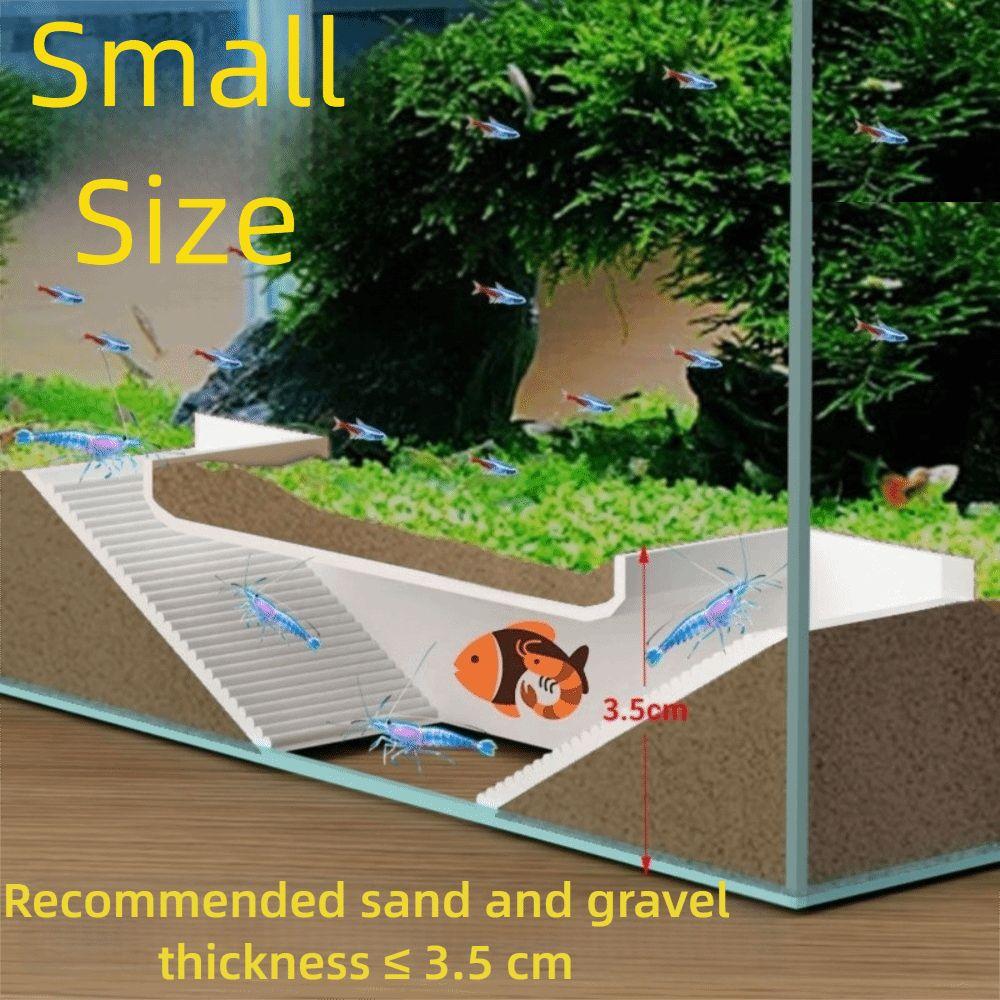 Многоуровневые укрытия для аквариума Пластиковые укрытия Тоннель для аквариума Рыбы Креветки Крабы Игровые Укрытия для разведения Икрометание