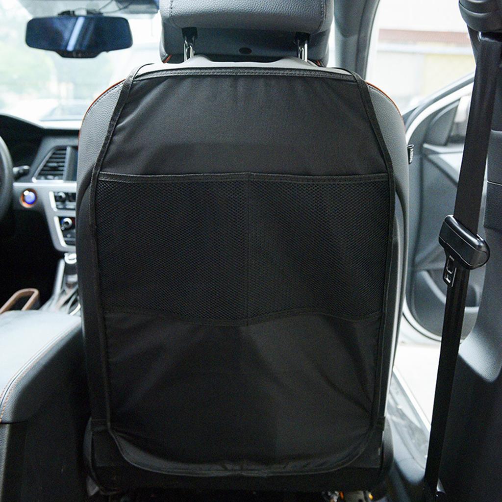 Чехол на заднее сиденье для детей, органайзер для хранения вещей с 2 карманами, водонепроницаемый защитный коврик для заднего сиденья, защитный чехол для спинки автомобильного сиденья