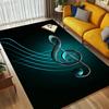 Music Note Living Room Nonslip Area Rug Soft Carpet For Bedroom Game Playroom Sofa Office Home Decor Doormat Christmas Gift C9261710
