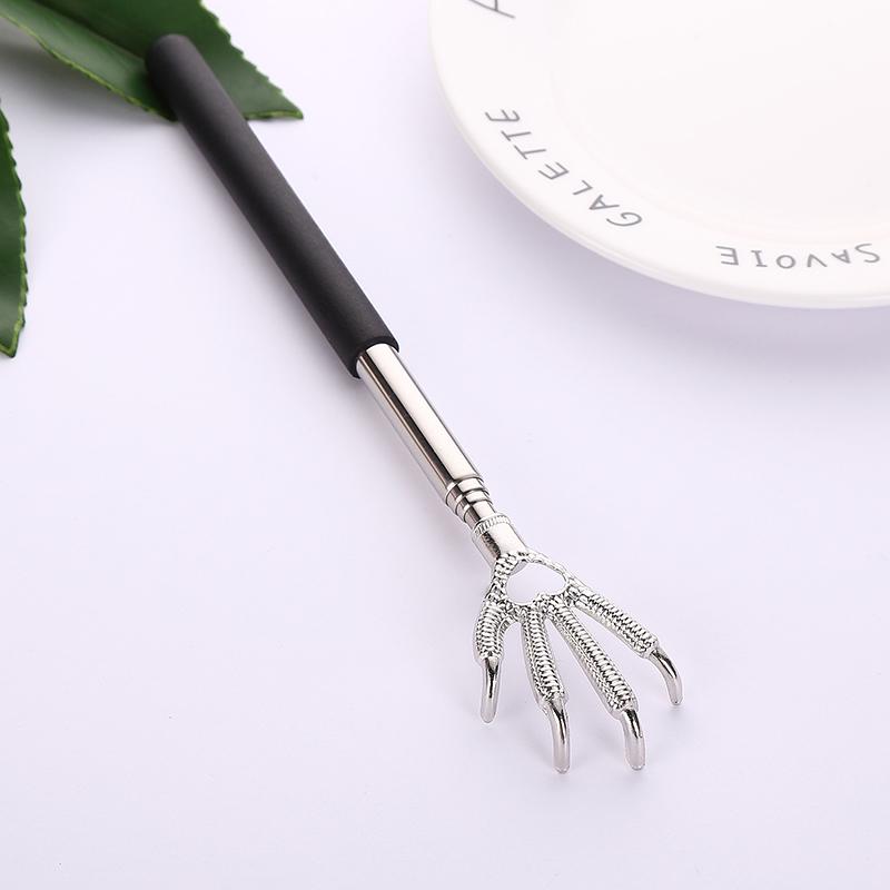 Телескопическая чесалка для спины Eagle Claw, массажер для спины из нержавеющей стали, чесалка для тела