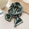 New Scarves Silk Scarves Women'S Spring And Autumn Season Long Decorative Professional Scarves Summer Thin Styles Paired With Shirts Stylish