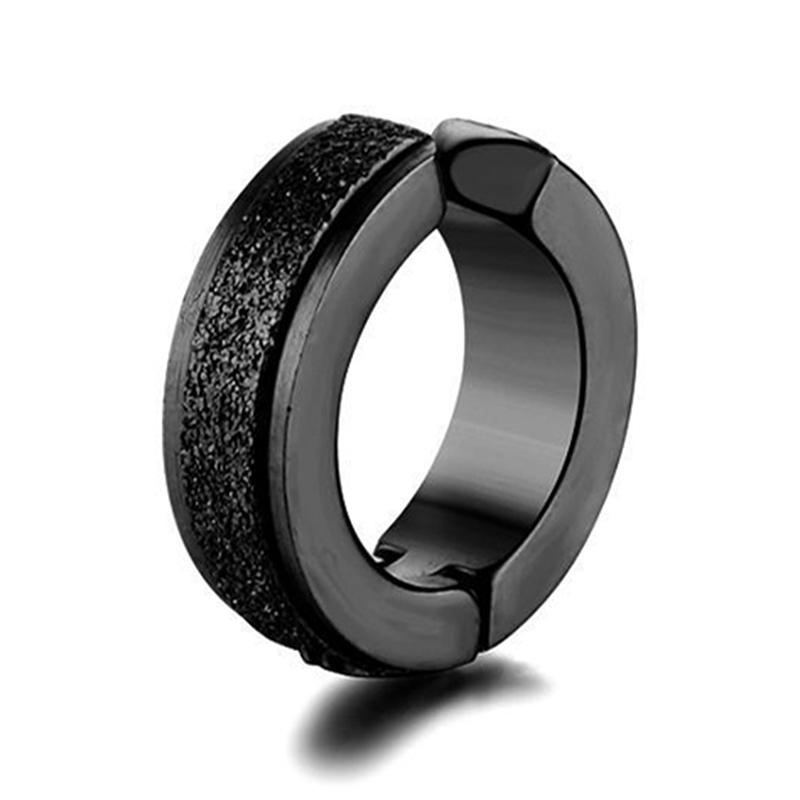 1шт панк-клипса для ушей для мужчин серьги-гвоздики подростков хип-хоп стиль серьги ювелирные изделия