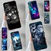 Чехол для телефона OPPO Reno 8T 2 3 4 5 Z 6 7 8 Lite OPPO Find X5 Lite X6 Pro X2 X3 Neo с изображением животного Волка и Галактики