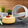 1 Pcs Non-Stick 2-Inch Round Mini Cake Pan with Removable Bottom - Perfect for Cheesecakes, Bread, Pizza, Chiffon, and Fondant - DIY Cooking Tool