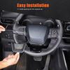 ABS Carbon Fiber Steering Wheel Cover-M Sport For Toyota Highlander XU70 -24