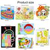 Children Stickers Toy DIY Handmade Material Pack Plush Ball/Diamond/Button/EVA/Dot Puzzle Toys Kids Rewards Birthday Gifts TMZ