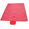 Machine Washable Outdoor Blanket, Outdoor Picnic Blanket, Foldable Lightweight Blanket, Oversized for 6-8 Seating Or 4 Lying, Gingham Picnic Mat,