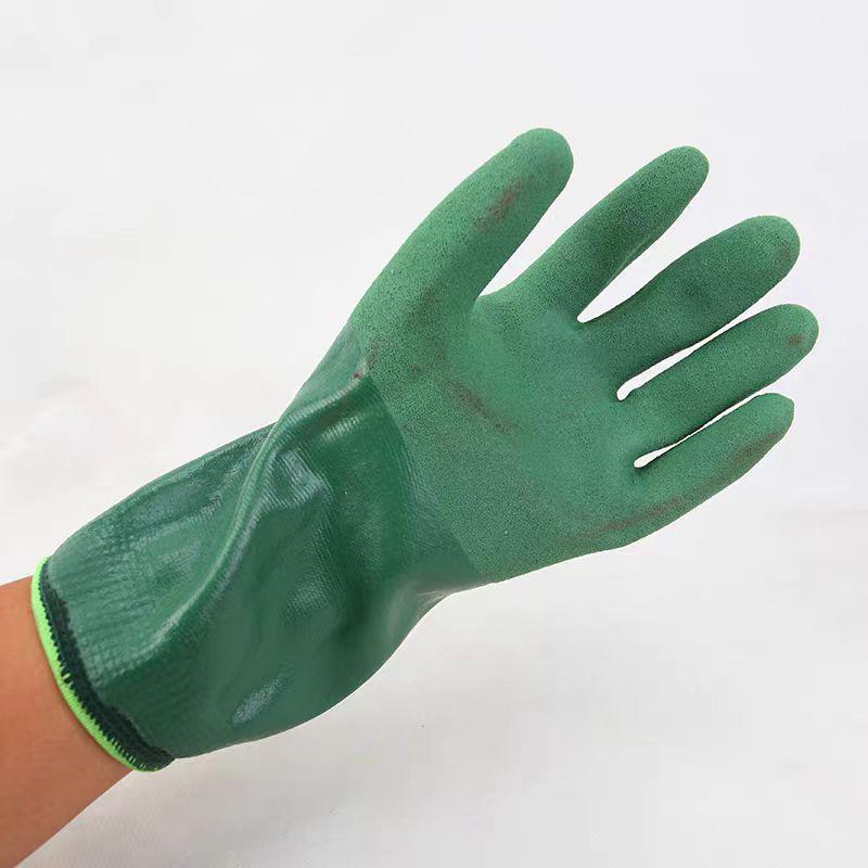 Nitrile Gloves Oil-resistant Wear-resistant Non-slip Suitable for Industrial Fisheries Chemical Workshops, Handling Labor Tasks
