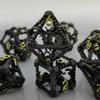 7pcs/set Hollow Dragon Dice Set Role-playing Game Polyhedral Dragon Dice Tabletop DND Game Party Accessories