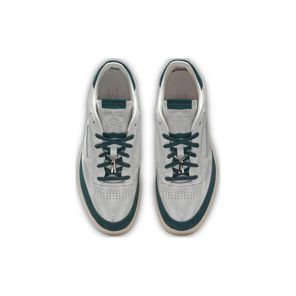 Reebok Travel In Trouble Классические Ретро Повседневные Низкие Кеды Унисекс Белые Зеленые GX9064