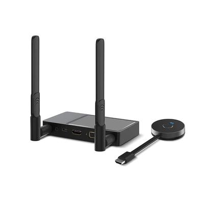 QERDAOYI Беспроводной HDMI-передатчик HDMI Full HD 4K Экран до 50 м Расширитель диапазона передачи HDMI Комплект Двухдиапазонная передача Потоковая передача Японский