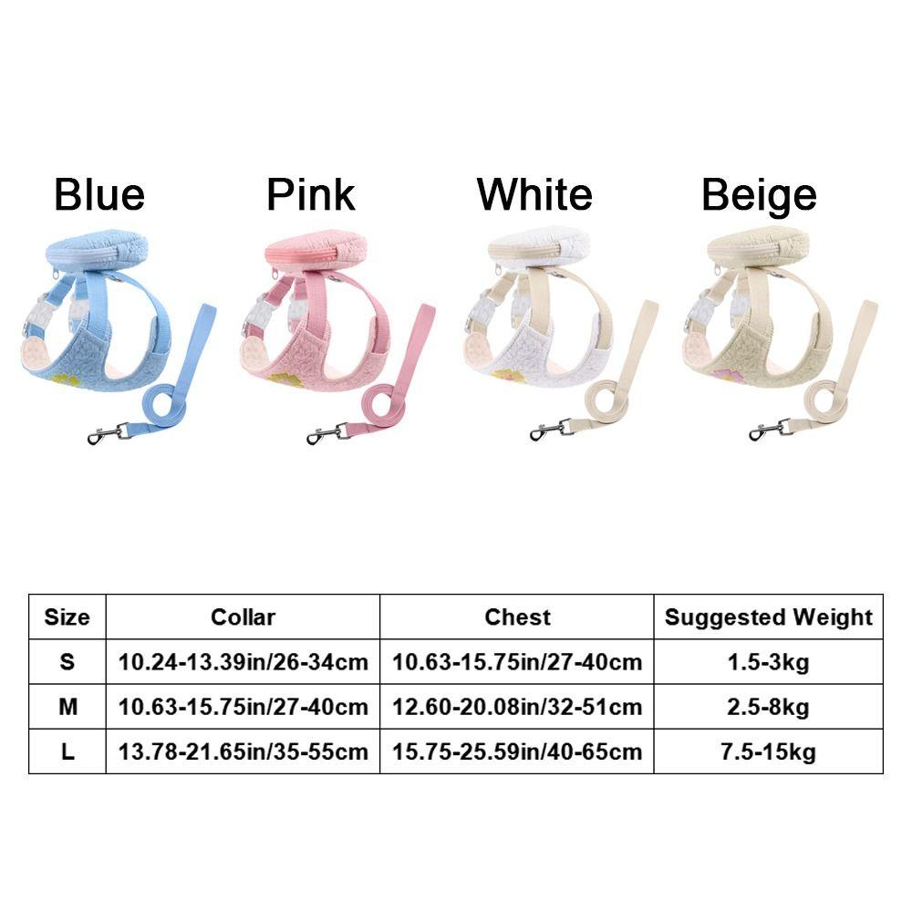 Adjustable Cat Dog Harness Breathable Dog Undershirt Chest Strap  for Medium Large Dog