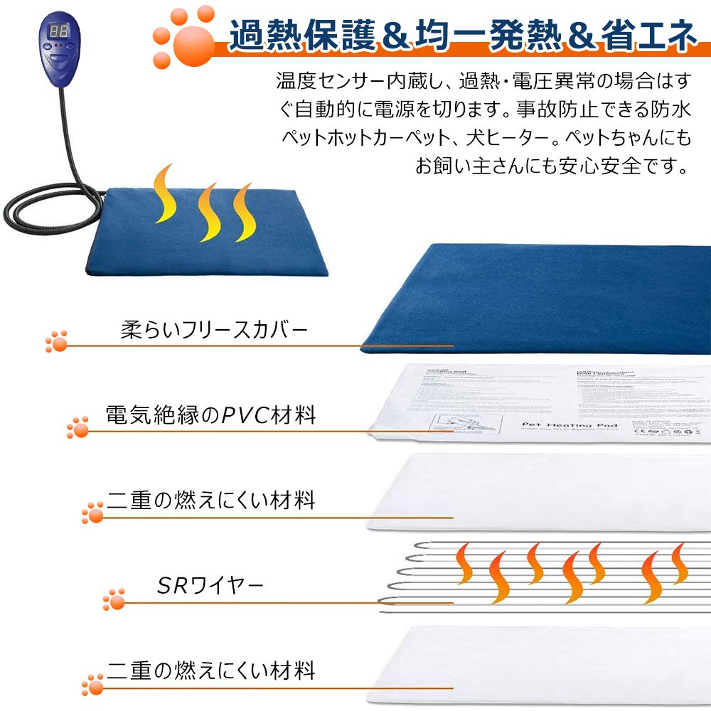 VOOPH Pet Hot Carpet Dog Cat Heat Mat Dog Cat Греющий коврик для собак и кошек, коврик для собак и кошек, грелка для собак, коврик для кровати с подогревом, нагревательная подушка для маленьких и средних размеров