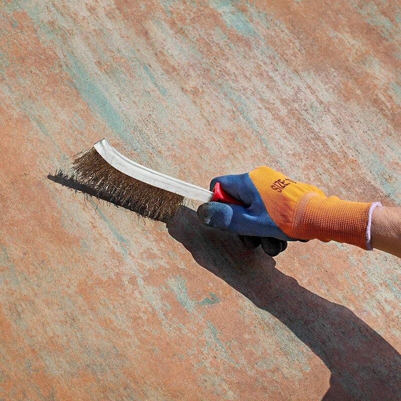 Набор из 3 щеток из нержавеющей стали с эргономичными пластиковыми ручками для чистки решетки барбекю и удаления ржавчины