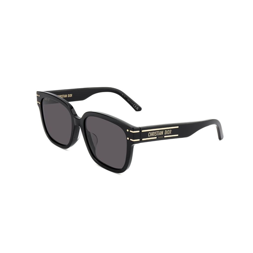 Dior Signature S7F Letter Decoration Square Sunglasses Women sunglasses Black DIORSIGNATURE-S7F-10A0